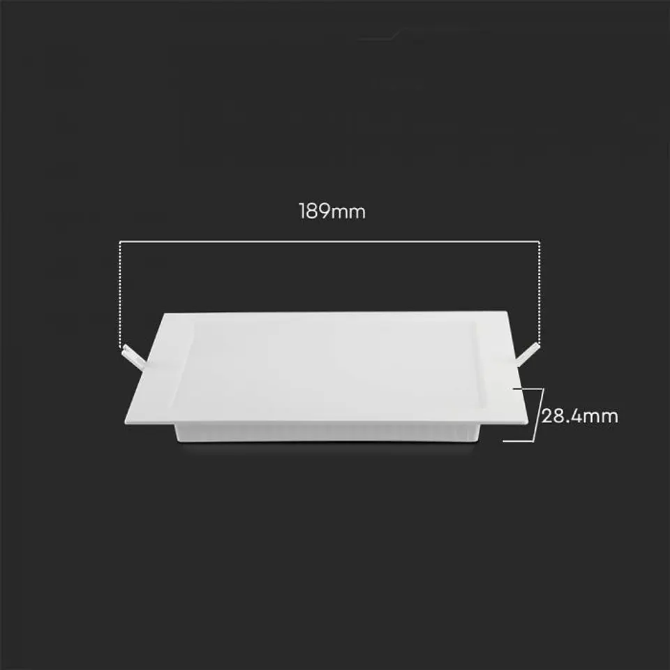 Square recessed downlight 12W with Samsung Chip V-TAC 2