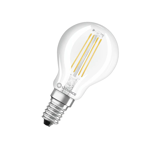 Lâmpada LED Classic P60 P Filament 5.5W 827 E14 CL Ledvance