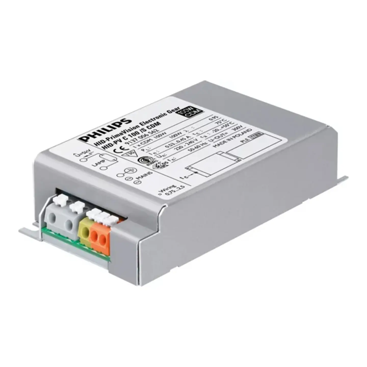 Balastro HID-PV C 35 /S CDM 220-240V 50/60Hz Philips 1
