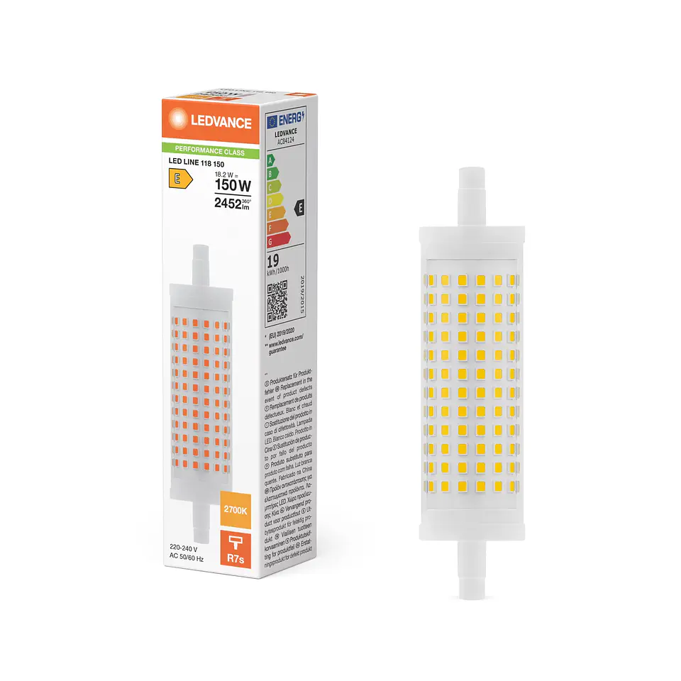 Bombilla LED Line 150 P 18.2W 827 118mm R7s 300° Ledvance 3