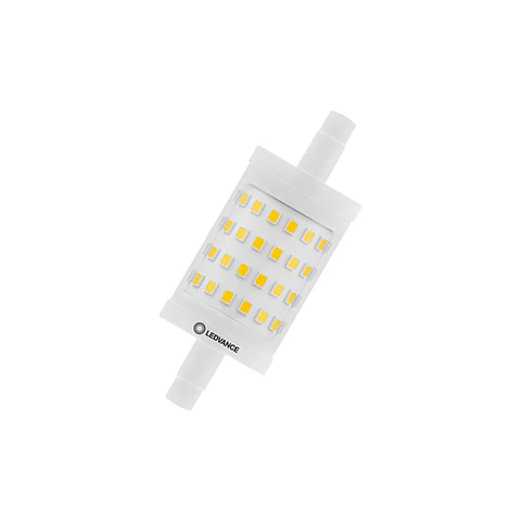 Lâmpada LED Line 75 DIM P 9.5W 827 R7S 78mm 300° CL Ledvance