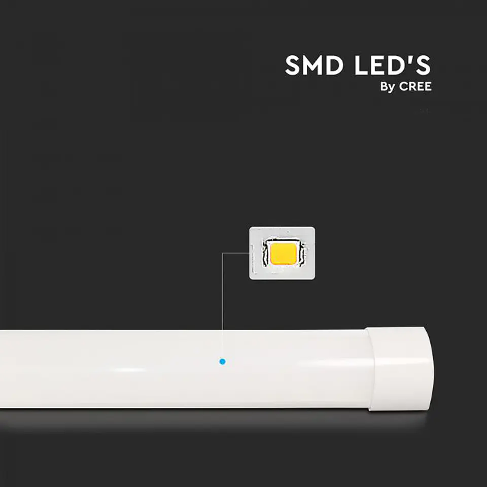LED Prismatic Luminaire LED Chip CREE 20W 6500K 600mm V-TAC 4