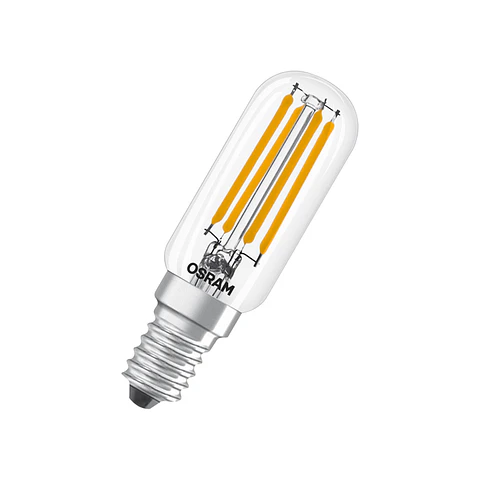 Lâmpada LED Special T26 40 300° Filament DIM 4.8W 827 E14 Clear Osram