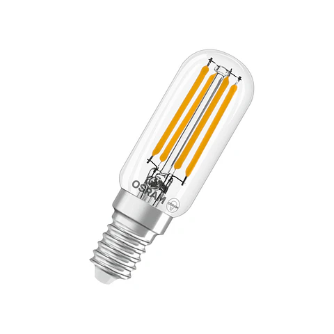 Lâmpada LED Special T26 55 Filament 4.9W 827 E14 300° Clear Ledvance