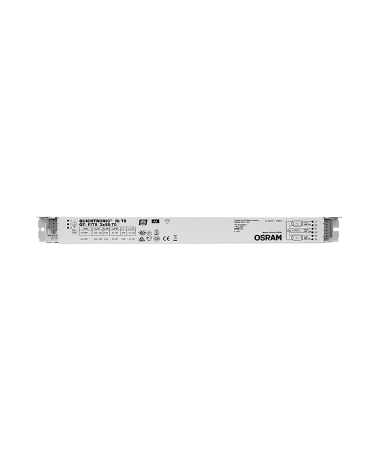 Balastro QT-FIT8 2X58-70/220-240 Osram 2