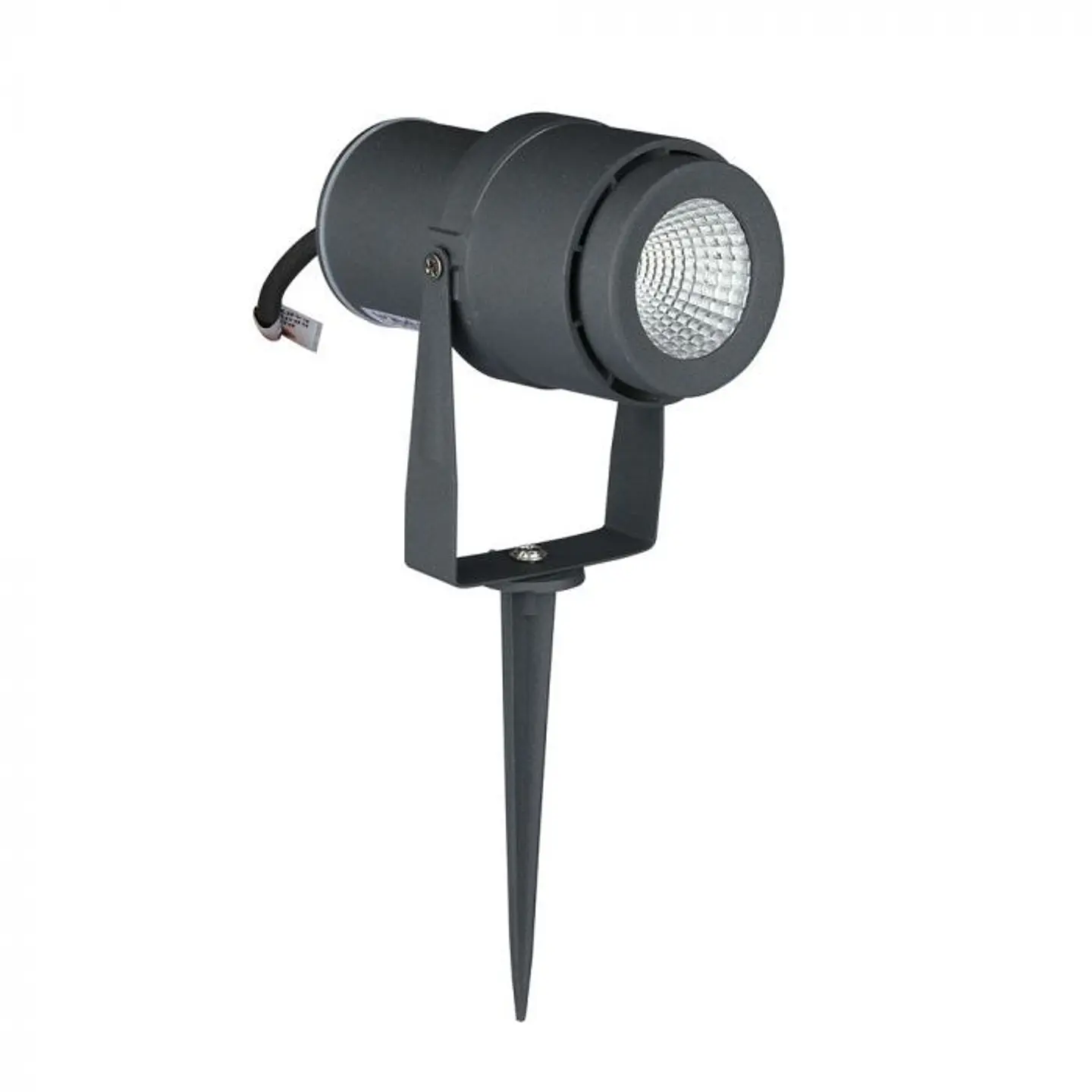 Projetor estaca p/jardim LED 12W 3000K IP65 Corpo Cinza V-TAC 1