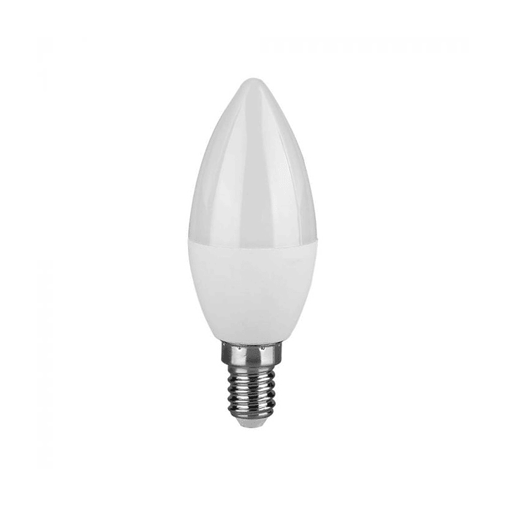 Lâmpada LED vela 6.5W 4000K E14 V-TAC 1