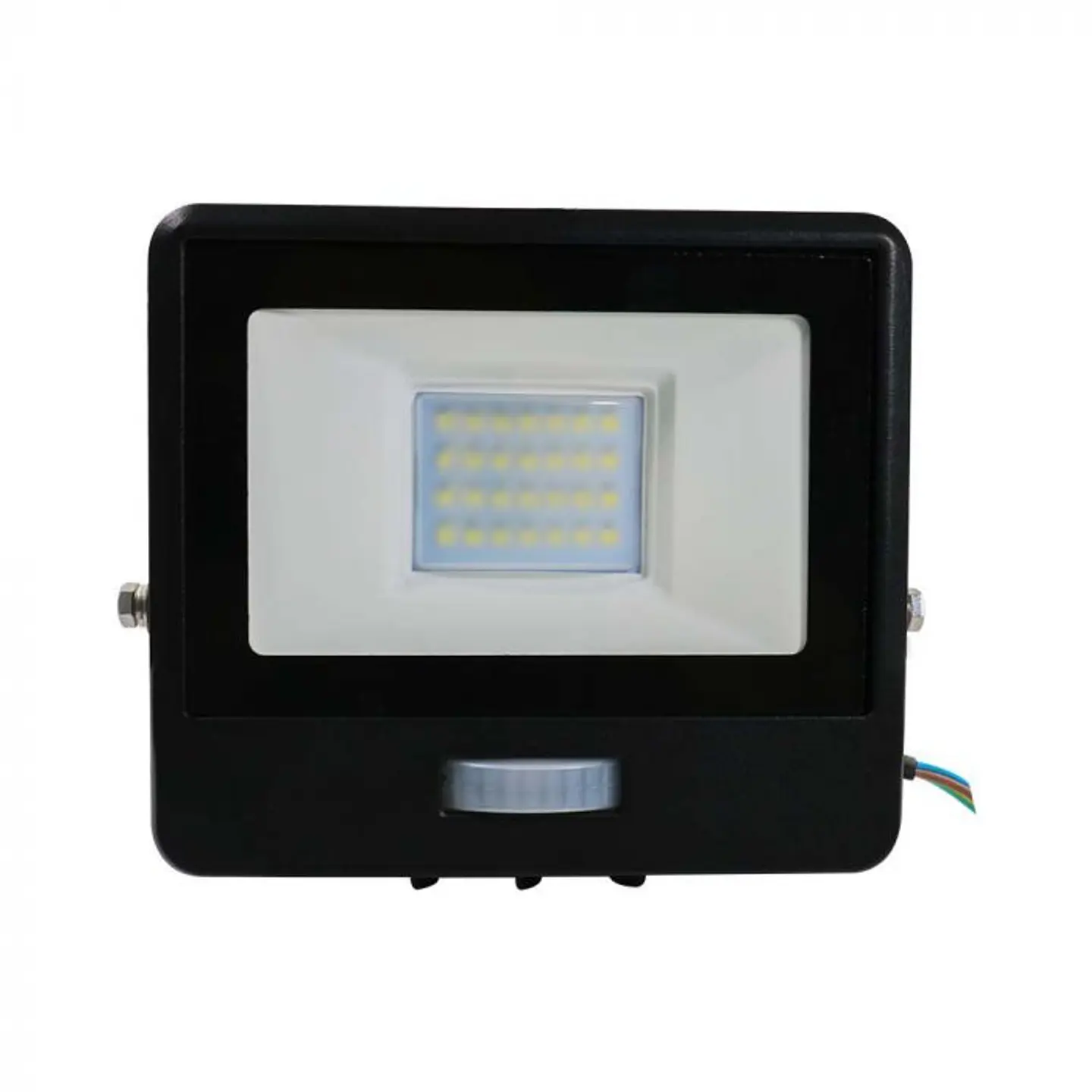 Proyector LED 20W 6500K sensor PIR Chip Samsung 1m cabo Cuerpo Negro IP65 V-TAC 2