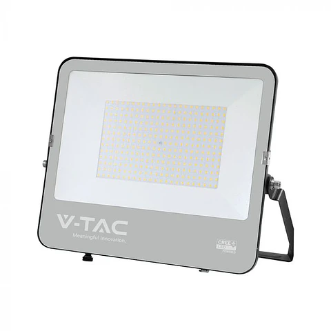 Projetor 200W LED Chip CREE 135LM/W 1m cabo 6YRS WTY IP65 Corpo Preto V-TAC