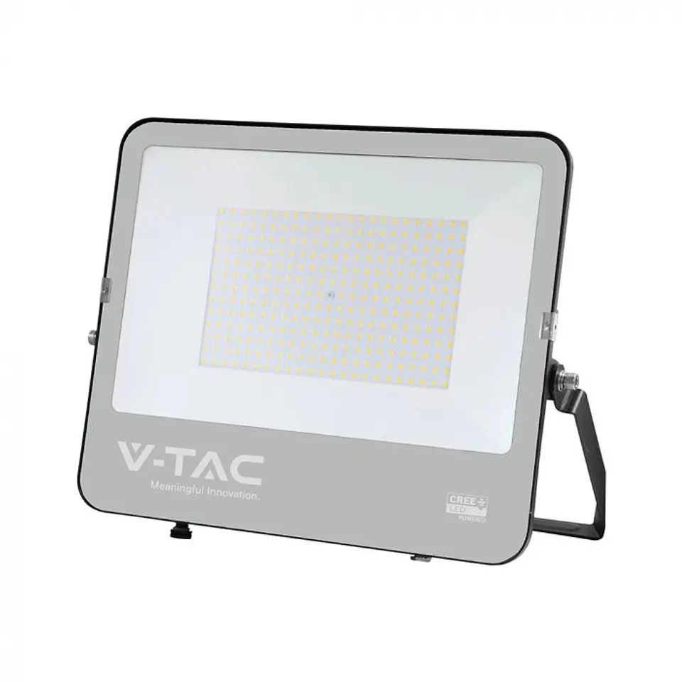 Floodlight 200W LED CREE Chip 135LM/W 1m Cable 6YRS WTY IP65 Black Body V-TAC 1