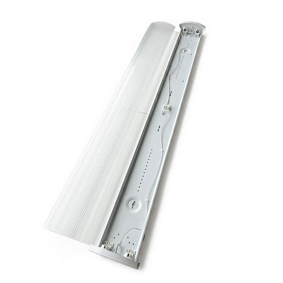 Waterproof Housing Acrylic 1200mm 2x LED lamps with opposite pole connection byWATT 2