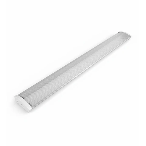 Pantalla acrílica 1200 mm con 2 tubos LED conexión de polos opuestos byWATT