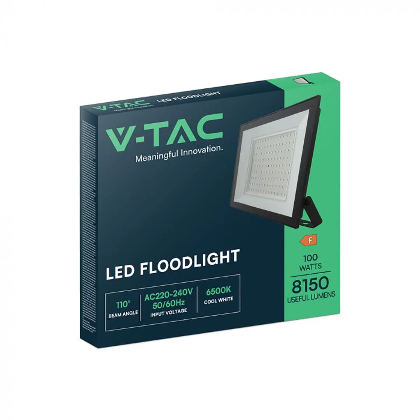 Projetor 100W LED Corpo Preto V-TAC 5
