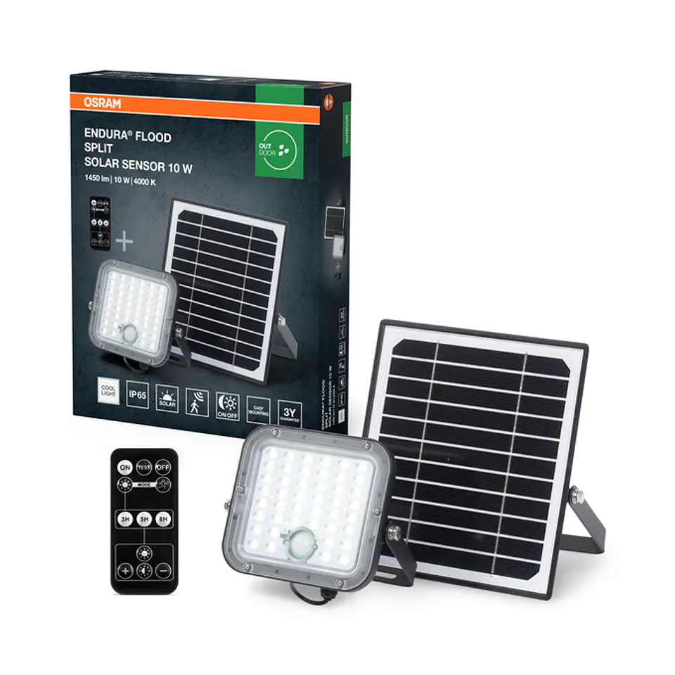 Proyector Endura con sensor solar y mando a distancia 10W 840 Ledvance 4