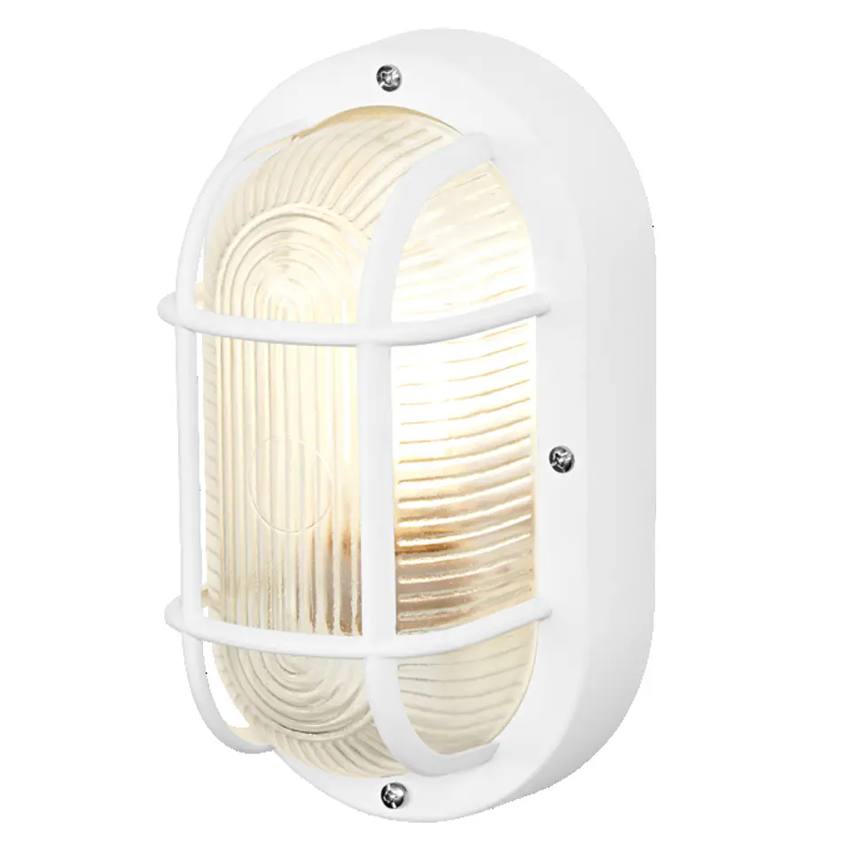 Bulkhead Essential oval E27 Branco Ledvance 3