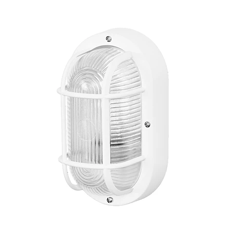 Bulkhead Essential oval E27 Blanco Ledvance