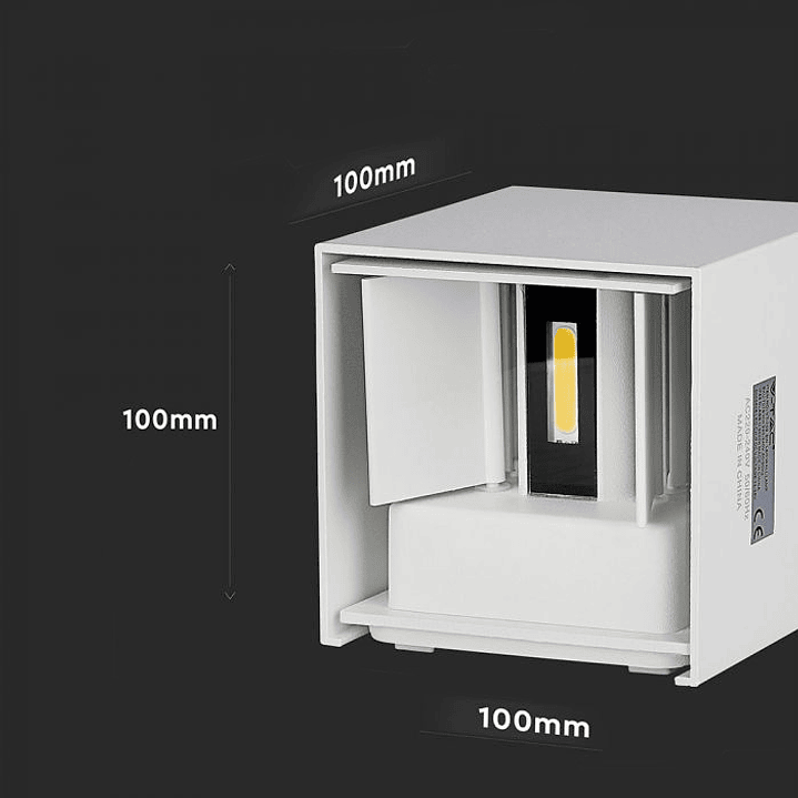 Aplique de parede Bridgelux 5W c/chip SMD Branco V-TAC 6