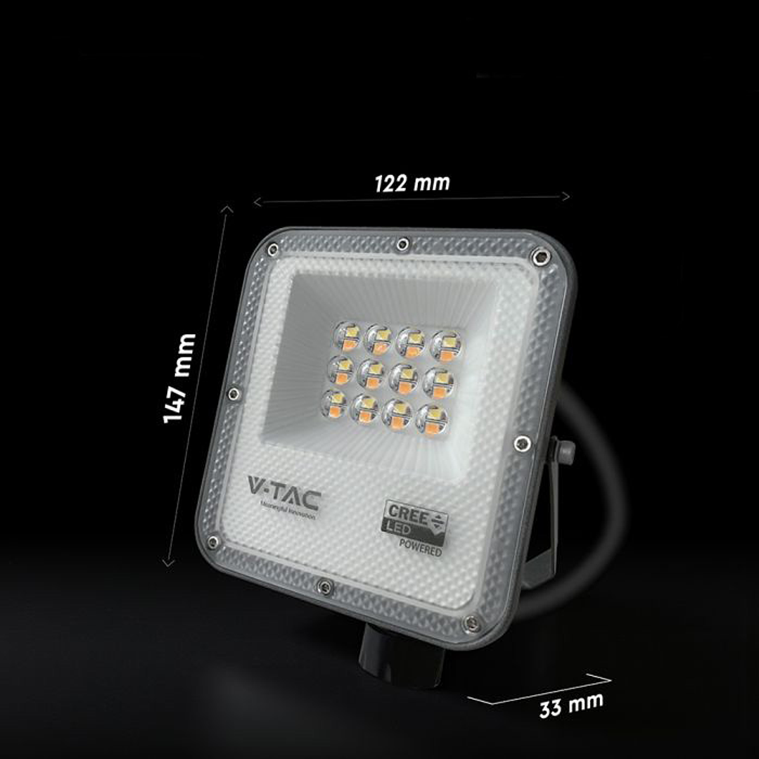 Projetor 10W LED Chip CREE CCT 3IN1 V-TAC 2