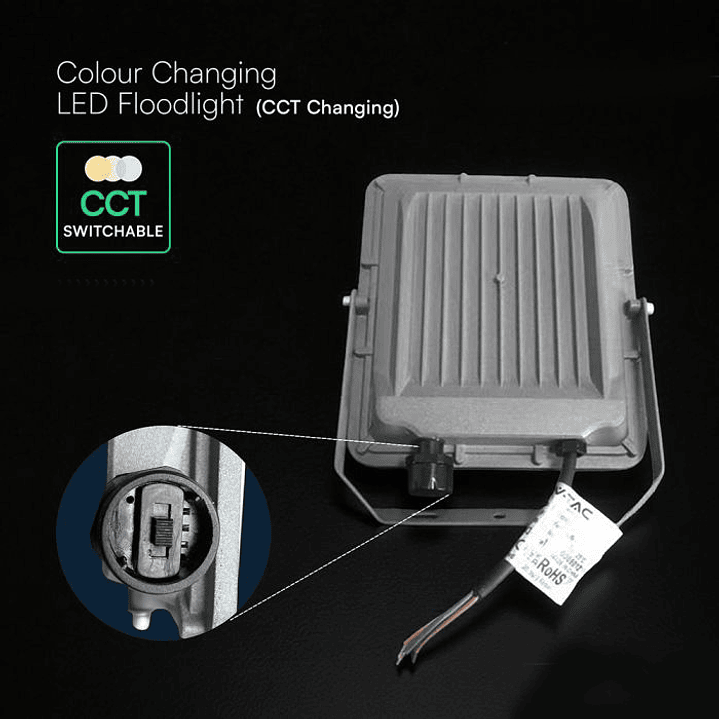 Projetor 200W LED Chip CREE CCT 3IN1 V-TAC 4