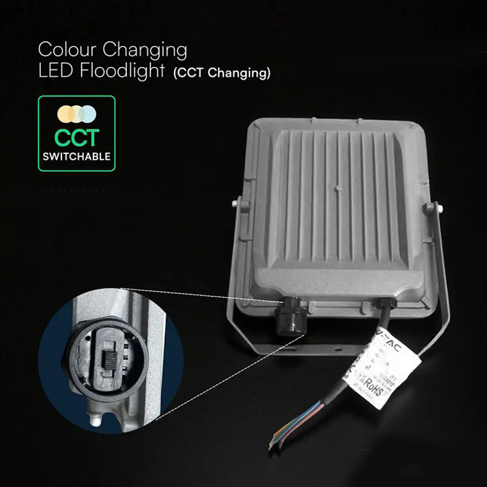 Projetor 200W LED Chip CREE CCT 3IN1 V-TAC 4
