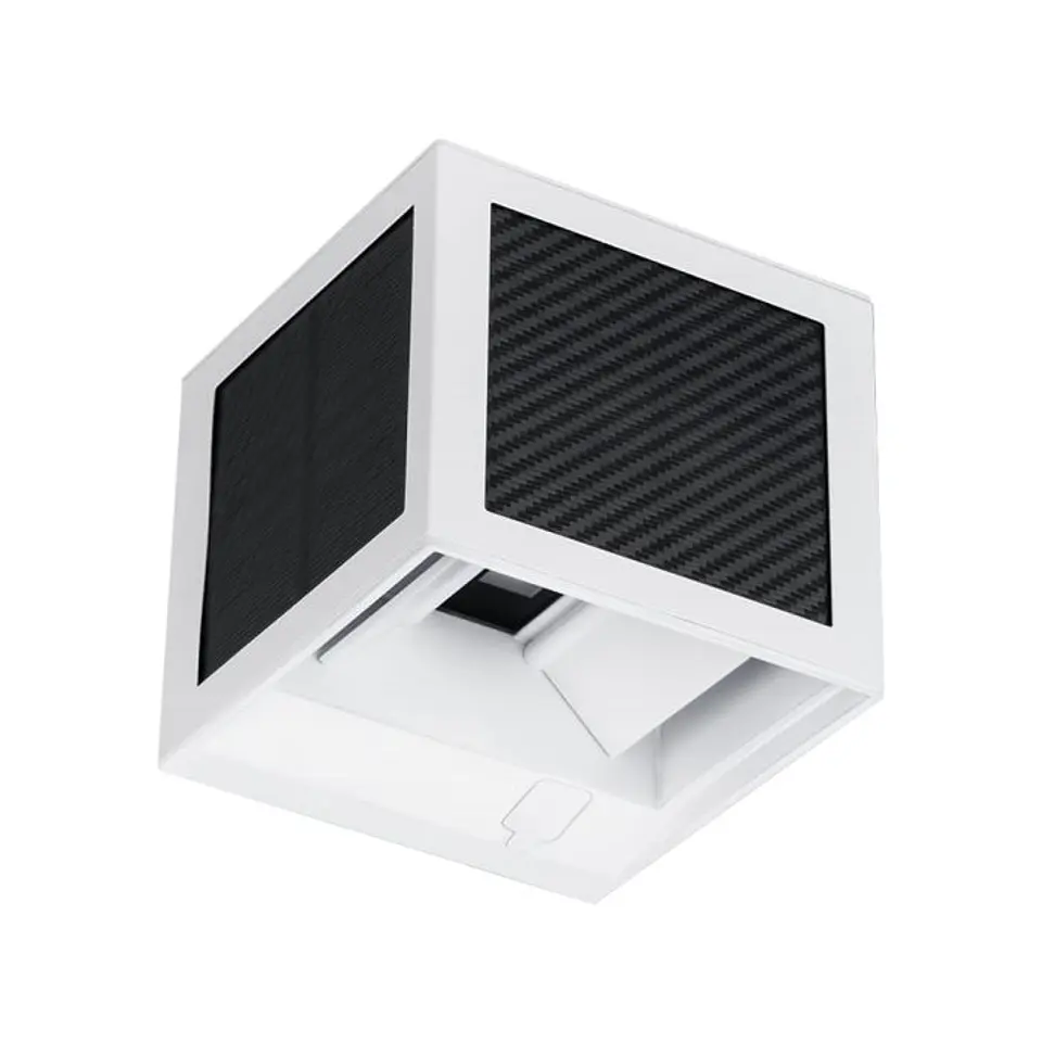 Aplique de parede solar LED 9W c/sensor PIR 3IN1 IP65 Branco V-TAC 1