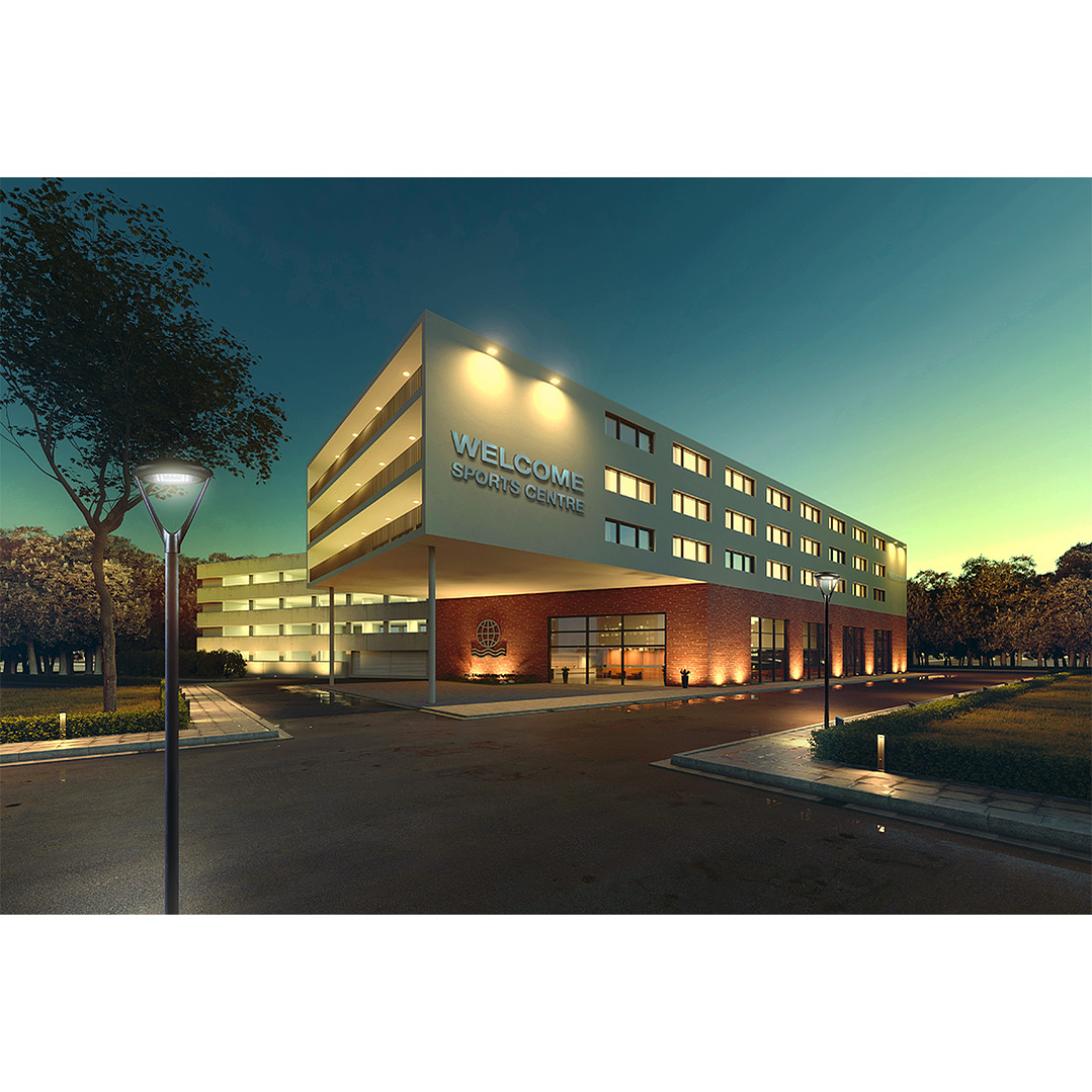 Street Lighting Luminaire URB LTRN V 29W SYM PS 822-827 IP66 Gray Ledvance 3