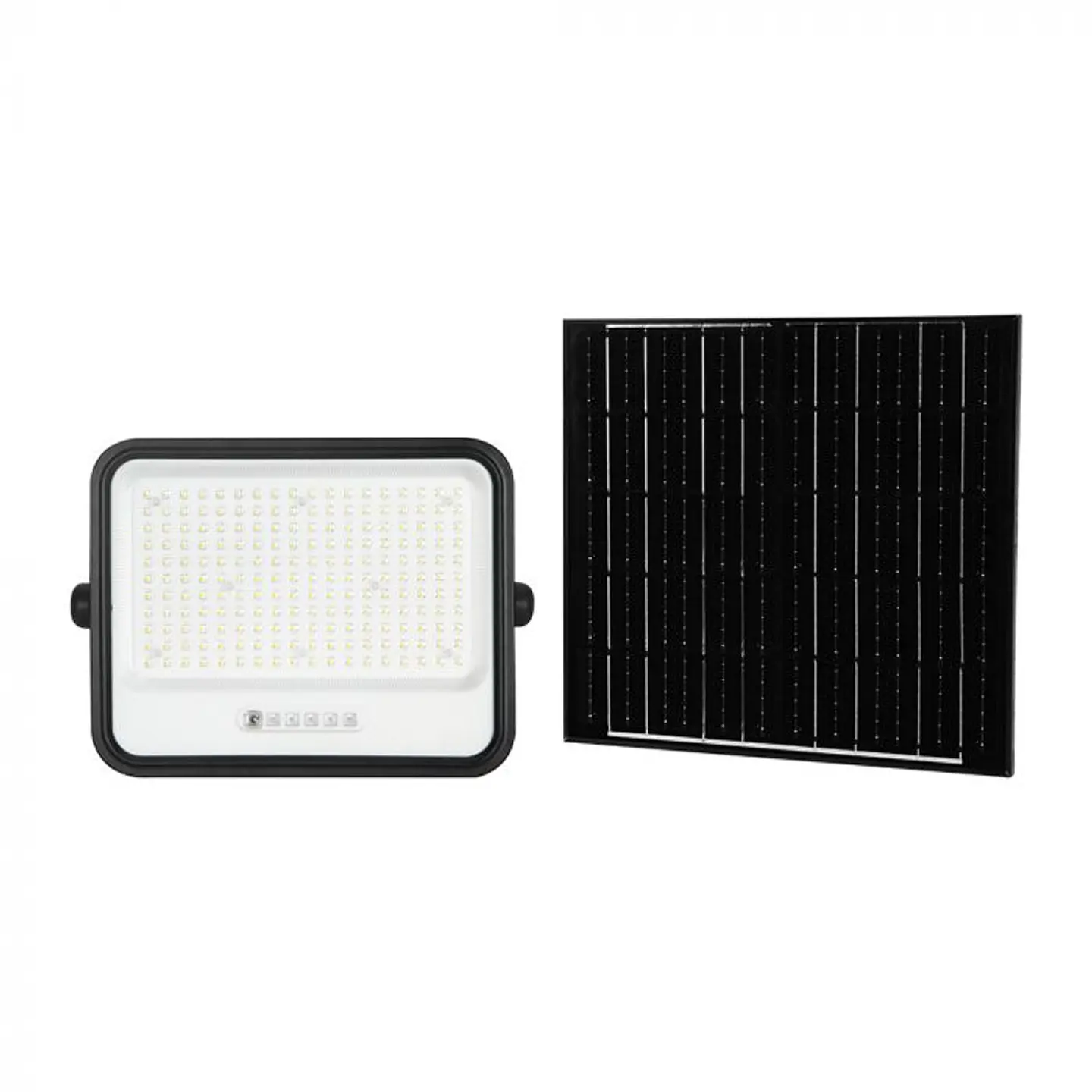 Projetor LED 40W c/Painel solar CCT:7IN1 Indicador bateria Preto V-TAC 1