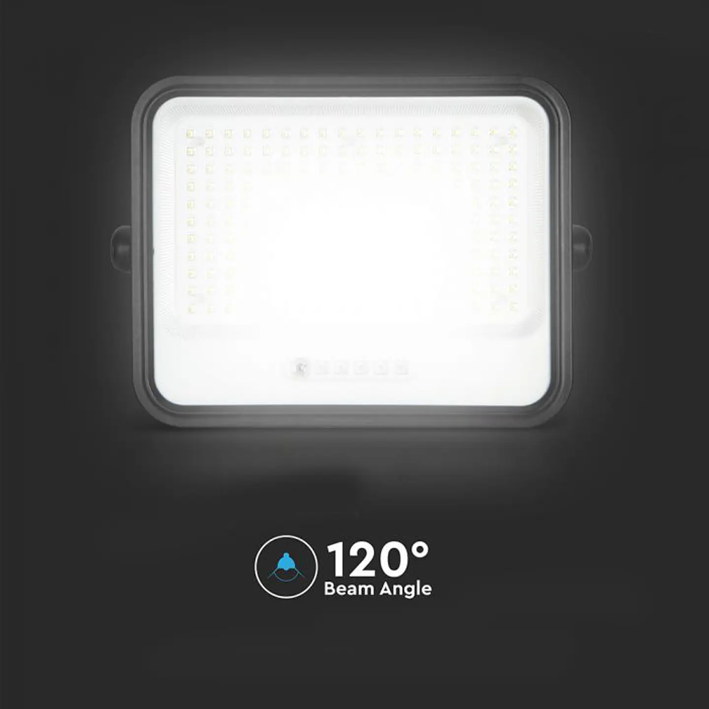 Projetor LED 40W c/Painel solar CCT:7IN1 Indicador bateria Preto V-TAC 5