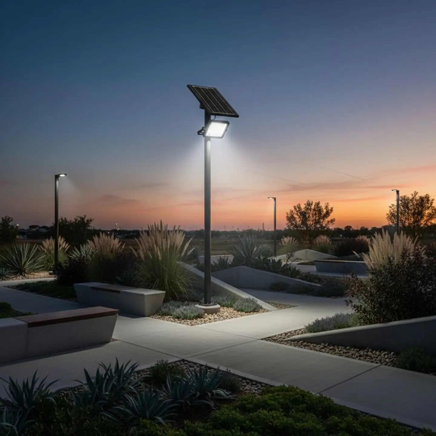 Projetor LED 40W c/Painel solar CCT:7IN1 Indicador bateria Preto V-TAC 7
