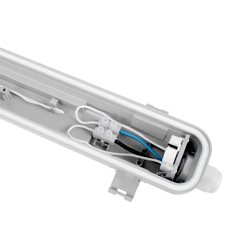 Armadura Estanque, ligação de um lado c/platine e clip de inox byWATT 6