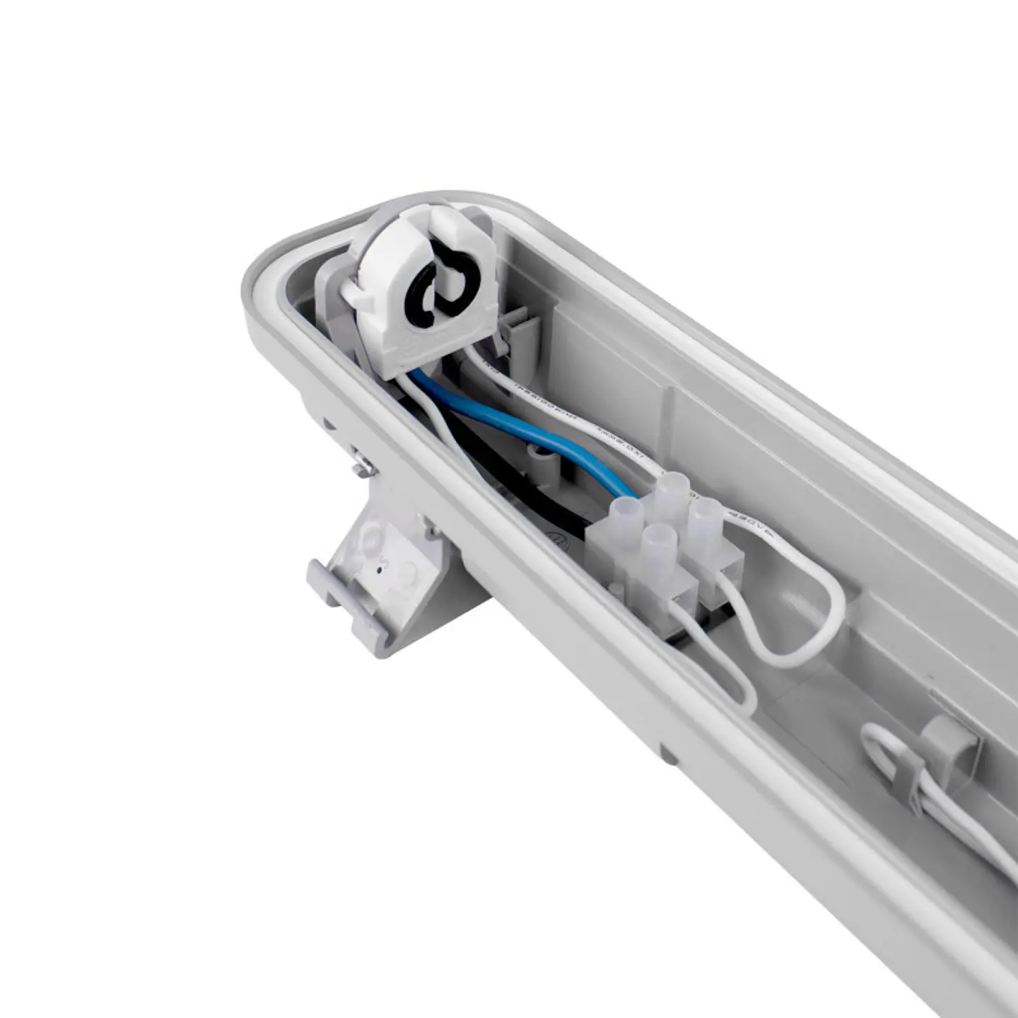 Armadura Estanque, ligação de um lado c/platine e clip de inox byWATT 7