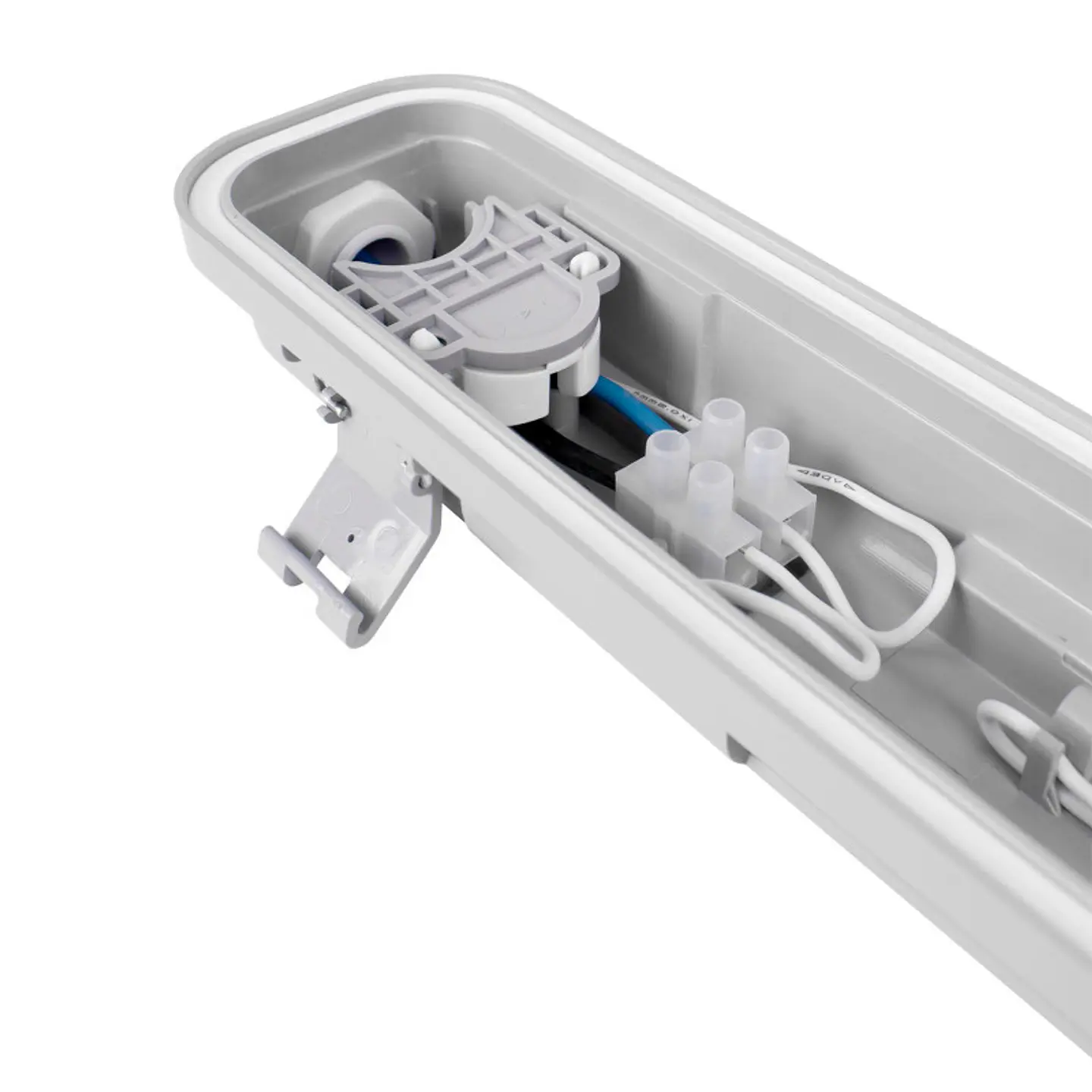 Armadura Estanque, ligação de um lado c/platine e clip de inox byWATT 8