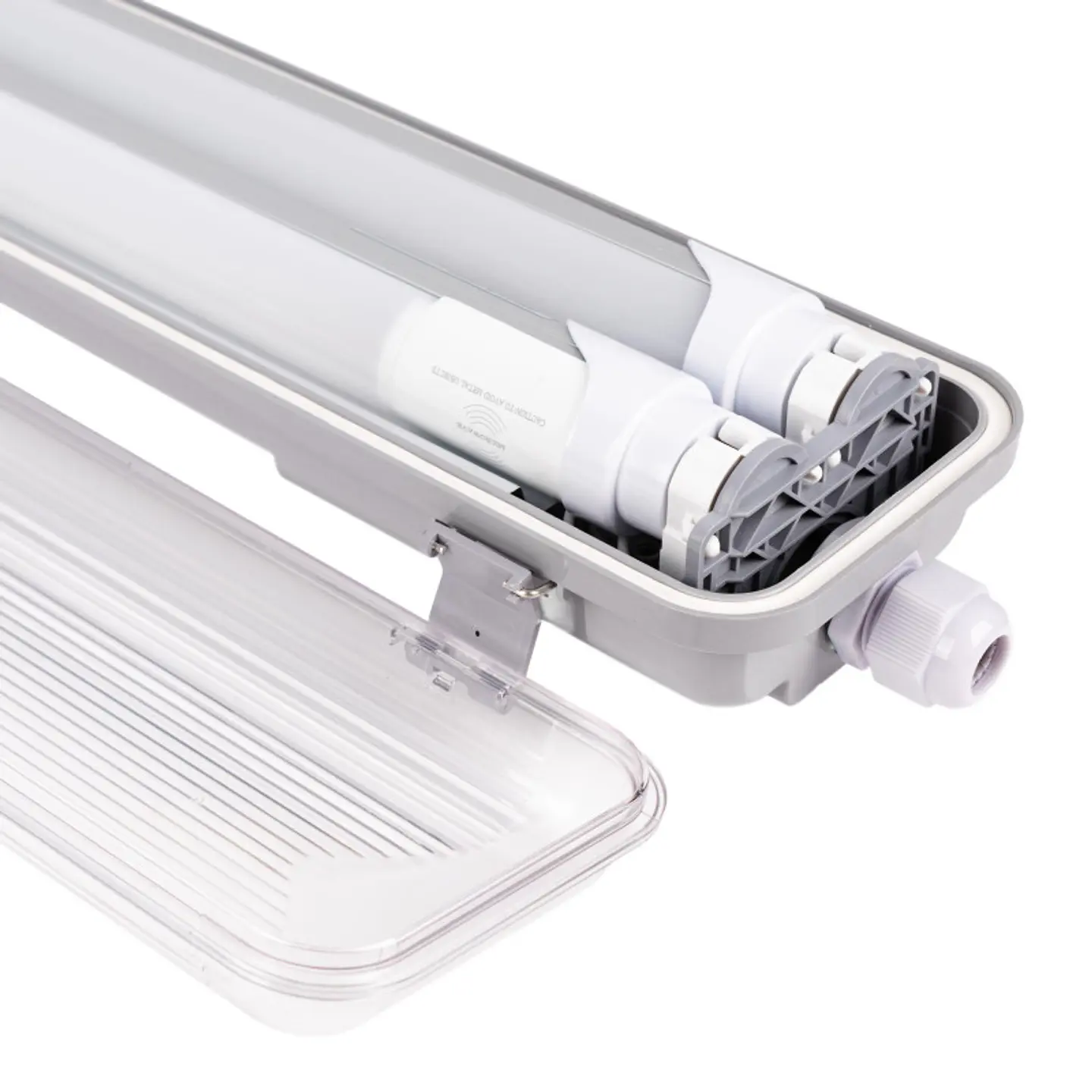 Armadura Estanque, ligação de um lado c/platine e clip de inox byWATT 15