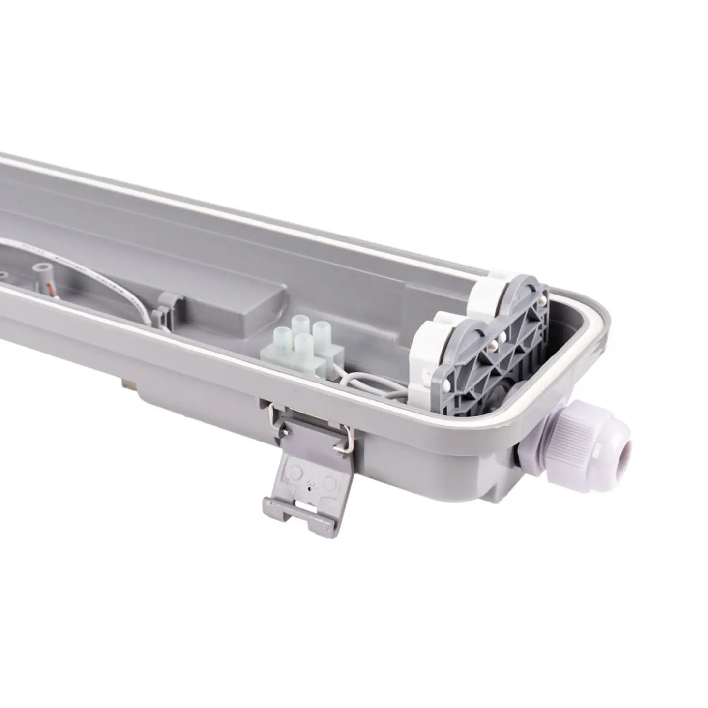 Armadura Estanque, ligação de um lado c/platine e clip de inox byWATT 17