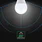 Lâmpada LED Plastic 15W A65 6500K E27 200° chip CREE V-TAC - Thumbnail 3