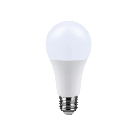Lâmpada LED Plastic 15W A65 6500K E27 200° chip CREE V-TAC
