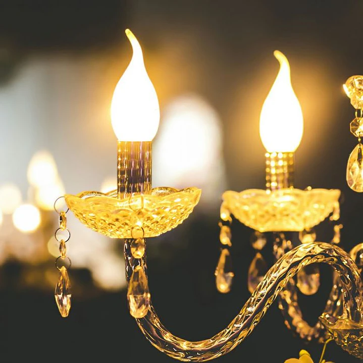 Lâmpada vela LED de filamento 4W 3000K E14 V-TAC 4