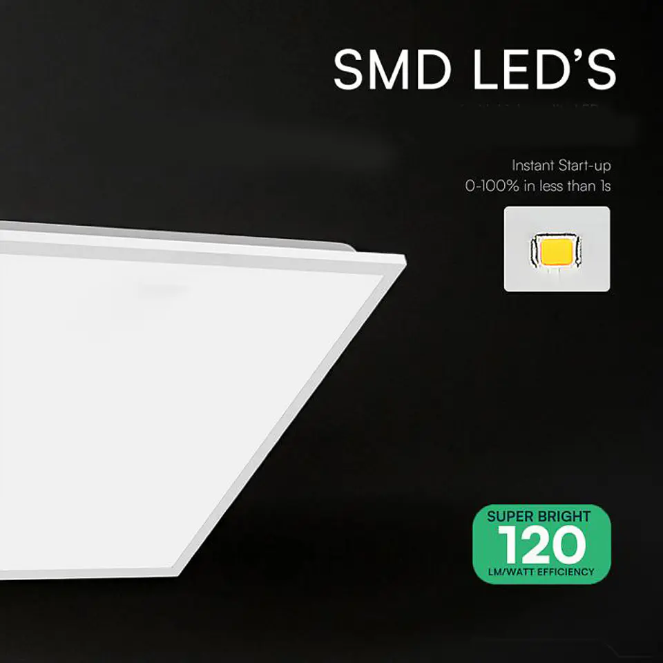 Painel Backlit LED 40W 600x600mm 4000K 120LM/W V-TAC 4