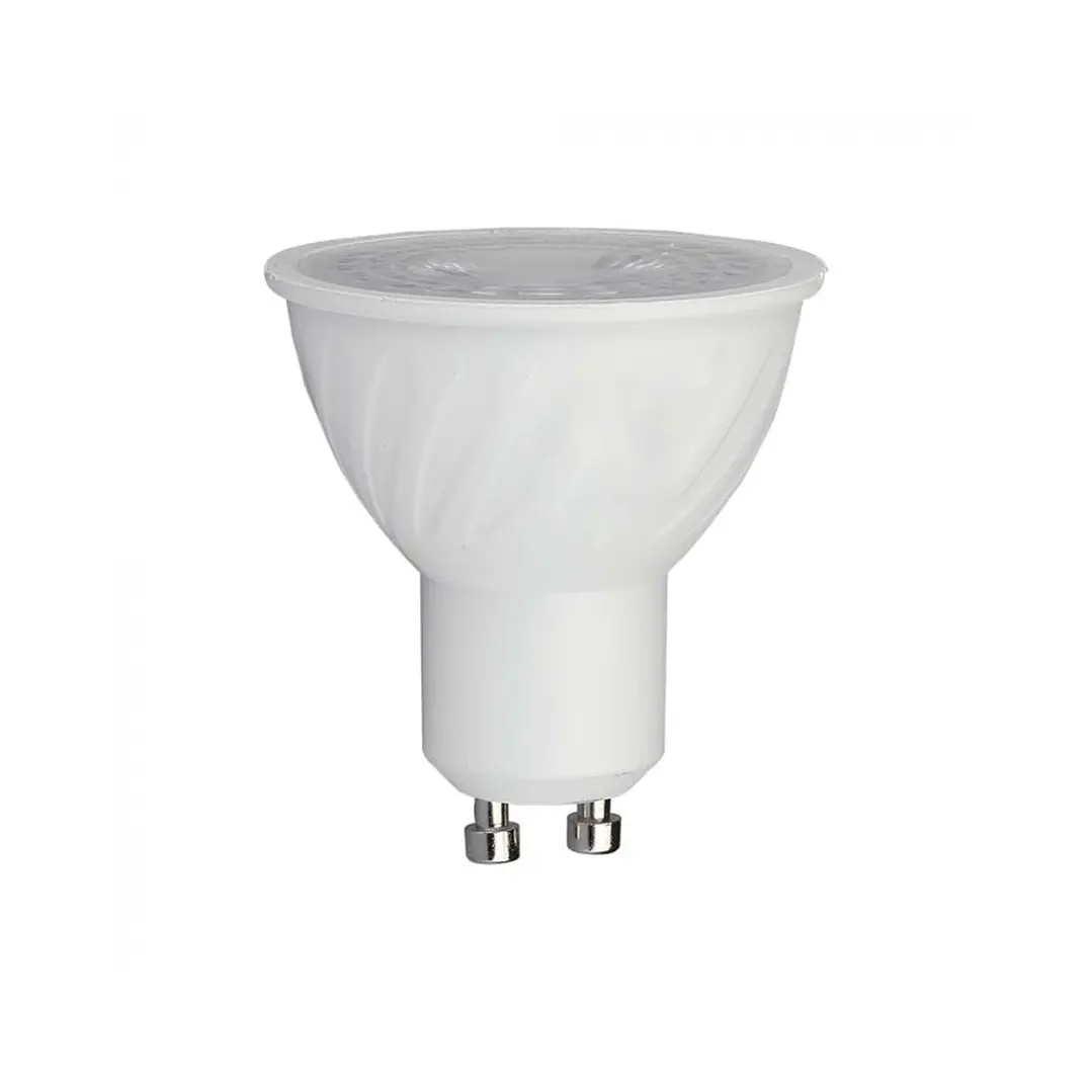 Lâmpada LED Plastic Spotlight CREE Chip 6W GU10 110° DIM V-TAC 2