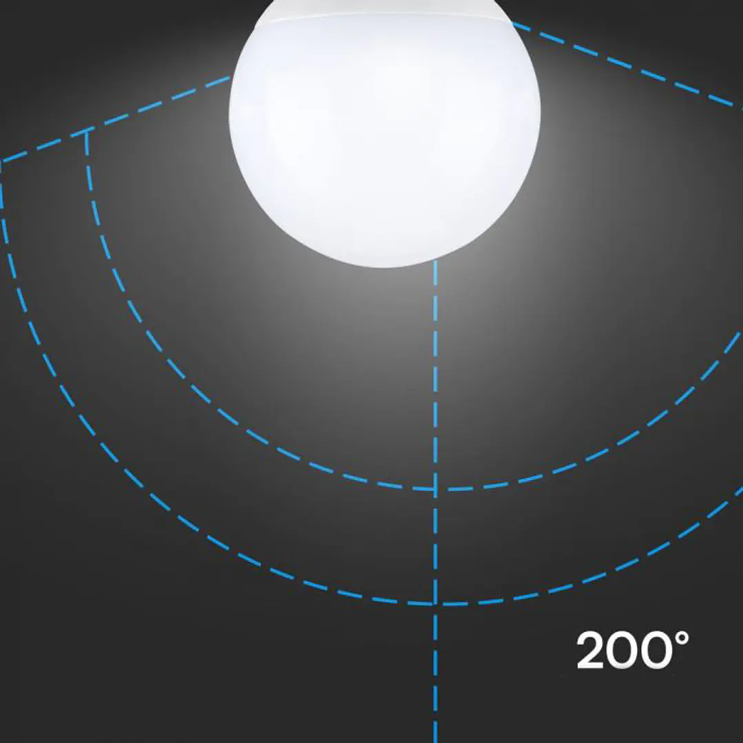 Lâmpada LED Plastic Chip Samsung 18W G120 6500K E27 V-TAC 4