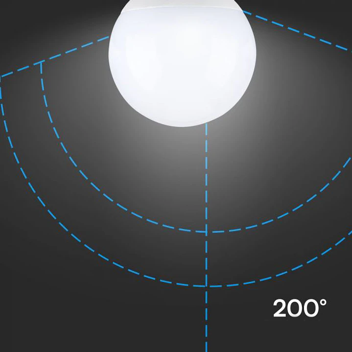 Lâmpada LED Plastic Chip Samsung 18W G120 6500K E27 V-TAC 4