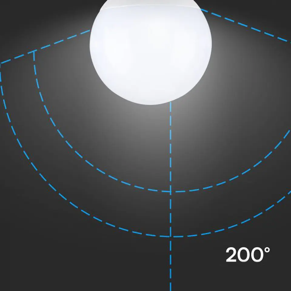 Lâmpada LED Plastic Chip Samsung 18W G120 6500K E27 V-TAC 4
