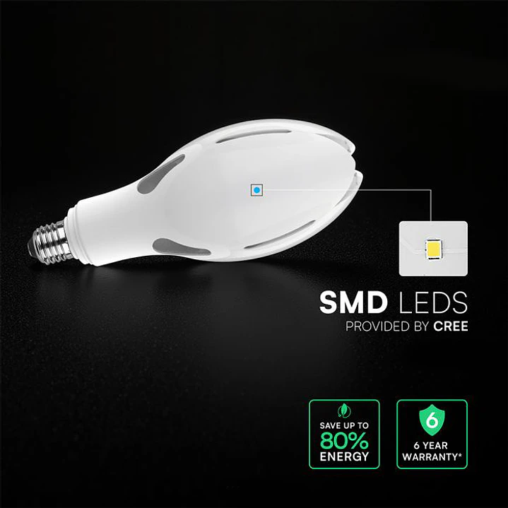 Lâmpada LED Olive 36W Chip CREE 4000K E27 V-TAC 4