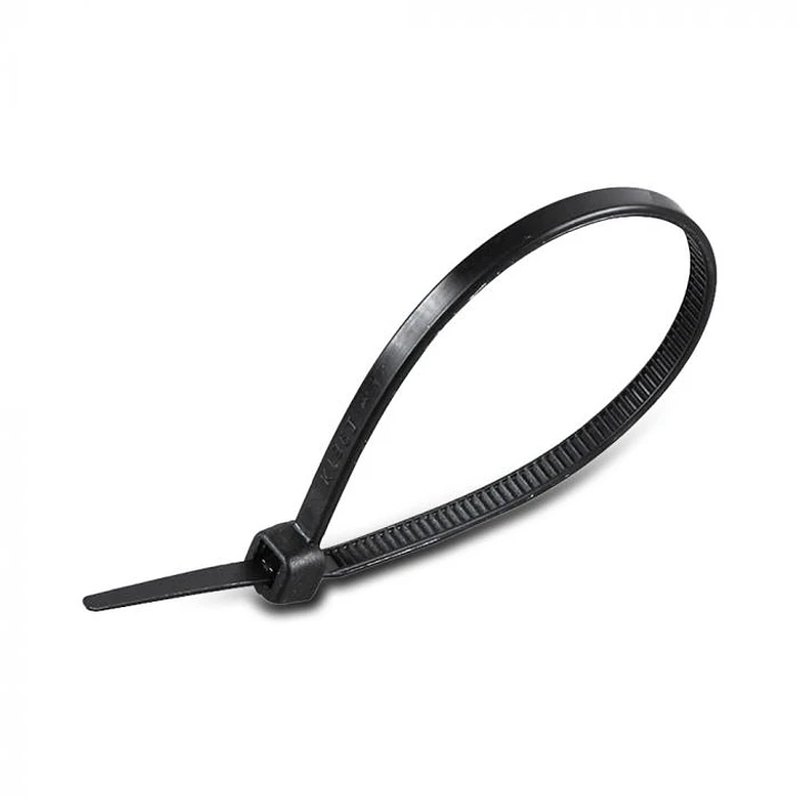 Cable tie 7.6x300mm Black UL94-V2 (pack 100) V-TAC 1