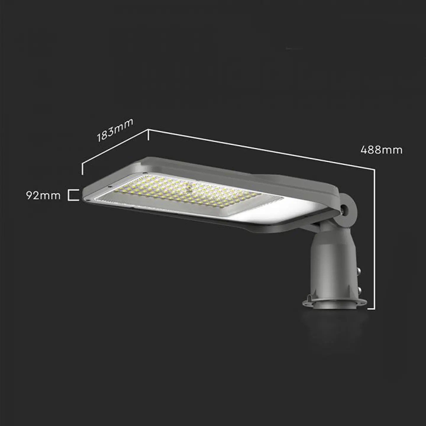 Luminária de Iluminação Pública 100W LED Chip Samsung 4000K V-TAC 2