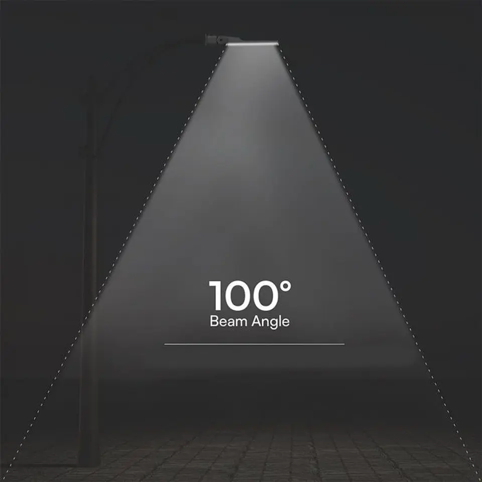 Luminária de Iluminação Pública 100W LED Chip Samsung 4000K V-TAC 4