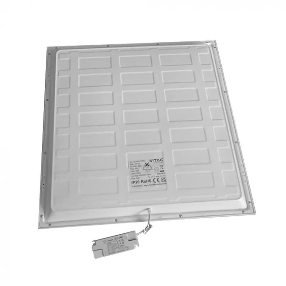 Painel Blacklit 40W LED 595x595mm Driver Philips 6500K 120LM/W V-TAC 3