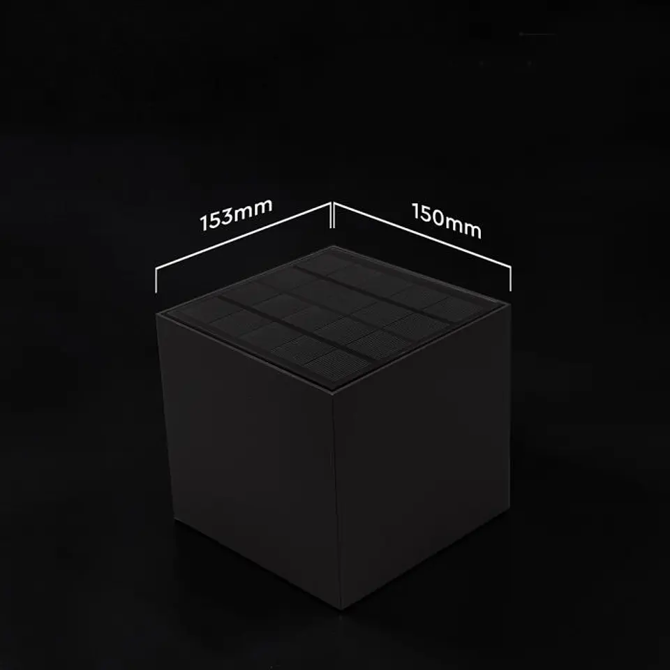 Wall lamp LED solar 9W with PIR sensor 3IN1 IP65 Black V-TAC 2