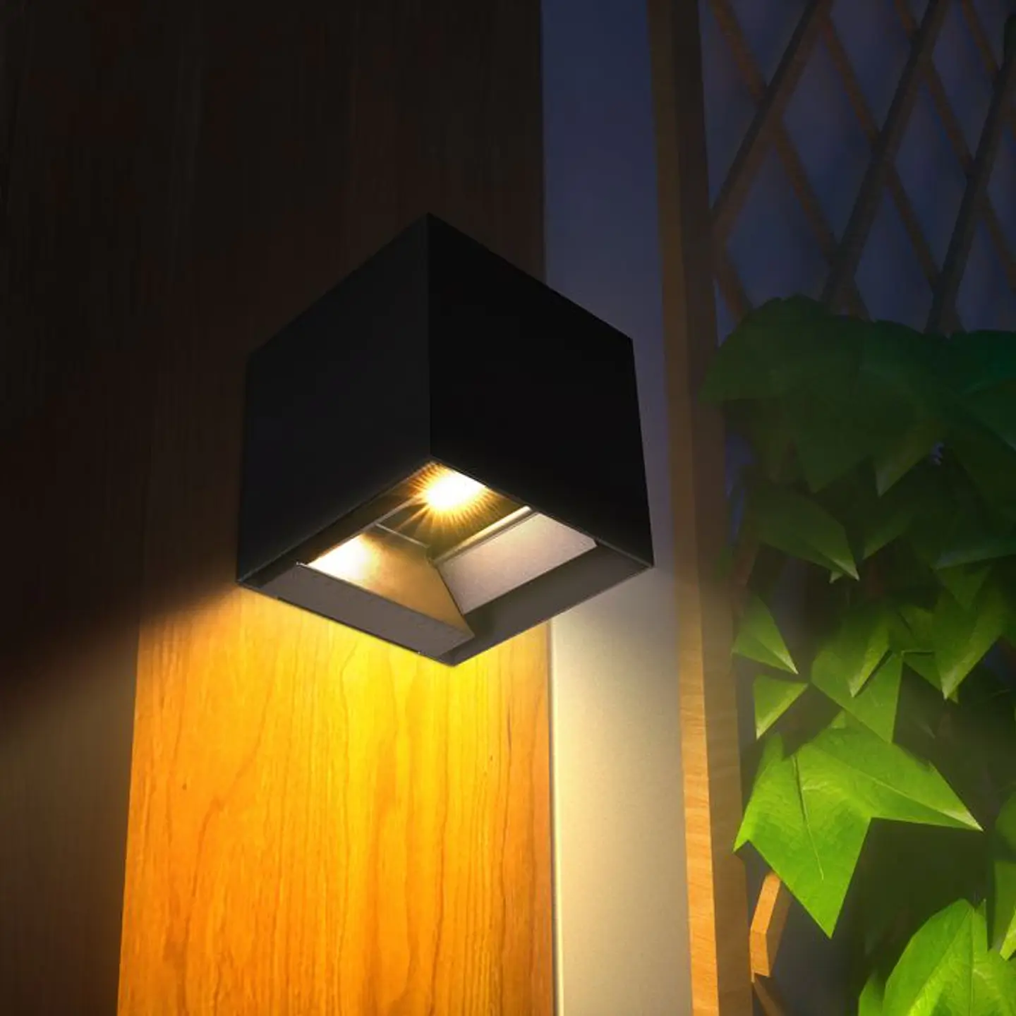 Wall lamp LED solar 9W with PIR sensor 3IN1 IP65 Black V-TAC 10