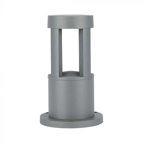 Baliza c/lâmpada LED 250mm 10W cinza V-TAC